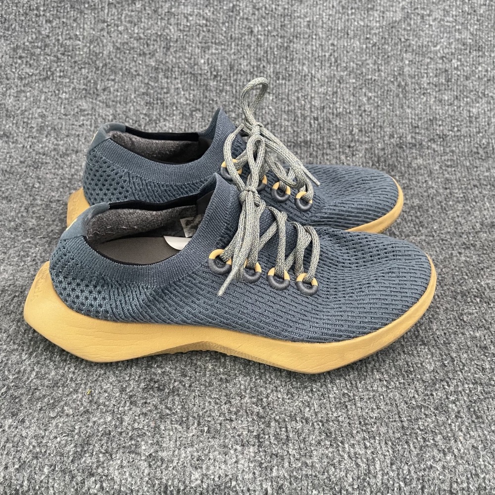 Allbirds Tree Dasher 2 Shoes Womens Sz 9.5 Calm Teal Forage Tan Running Sneakers